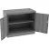 Tennsco® Standard KD Desk Height Storage Cabinet, 36"W x 18"D x 30"H, Unassembled, Gray
