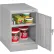 Tennsco® Standard Desk Height Cabinet, 19"W x 24"D x 30"H, All-Welded, Gray