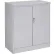 Tennsco® Counter Height Metal Storage Cabinet, 36"W x 18"D x 42"H, Unassembled, Medium Gray