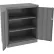 Tennsco® Standard HD Counter Height Storage Cabinet, 22 Gauge, 36"W x 18"D x 42"H, Medium Gray
