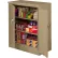 Tennsco® Deluxe Heavy Duty Counter Height Storage Cabinet, 22 Gauge, 36"W x 18"D x 42"H, Sand