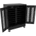 Tennsco® Mobile Laptop Charging Station For 16 Devices, 36"W x 24"D x 48-3/4"H, Black