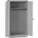 Tennsco Standard Welded Wardrobe Cabinet 36"W x 18"D x 72"H Light Grey