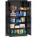 Tennsco® Standard Heavy Duty Storage Cabinet, Turn Handle, 24 Gauge, 36"W x 24"D x 72"H, Black