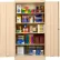 Tennsco® Standard HD Storage Cabinet, Turn Handle, 24 Ga., 36"W x 24"D x 72"H, Champagne Putty