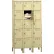 Tennsco® 5-Tier 15 Door Box Locker w/ Legs, 36"W x 12"D x 66"H, Sand, Assembled