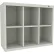 Tennsco® 6 Person Cubby Locker, 34-1/2"W x 13-1/2"D x 30"H, Light Gray, All-Welded