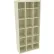 Tennsco® 18 Person Cubby Locker, 34-1/2"W x 13-1/2"D x 78"H, Champagne/Putty, All-Welded
