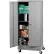 Tennsco® Deluxe Mobile Storage Cabinet, 36"W x 18"D x 78"H, Medium Gray, Unassembled