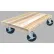 Fairbanks 42" x 42" Solid Deck Hardwood Dolly T-15-4242-5PH-FB 1500 Lb. Capacity