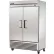 True® T-Series Reach In Refrigerator 49 Cu. Ft. Stainless Steel, 2 Solid Doors