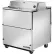 True® Mobile Milk Cooler 8 Crates Dual Sided 34"W X 33-3/8"D, Stainless Steel