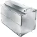 True® Mobile Milk Cooler 16 Crates Dual Sided - 58"W X 33-3/8"D, Stainless Steel