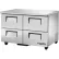 True® Undercounter Freezer - 10°F - 48-3/8"W x 30-1/8"D x 29-3/4"H, 4 Drawers
