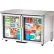 True® Undercounter Refrigerator 33 38°F 48-3/8"W x 30-1/8"D, 2 Glass Doors