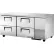 True® Deep Undercounter Refrigerator 33 - 38°F - 67-1/4"W x 32-1/4"D, 4 Drawers