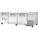 True® Deep Undercounter Refrigerator 33 - 38°F - 93-1/4"W x 32-1/4"D, 2 Doors, 2 Drawers