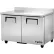 True® Work Top Refrigerator, 2 Sections, 48-3/8"W x 30-1/8"D x 33-3/8"H