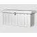 RomoTech Outdoor Dock Storage Box, Large, 76"L x 25"W x 23"H, White, Polyethylene