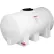 RomoTech 325 Gallon Plastic Storage Tank 82124259 - Round with Leg Supports