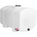 RomoTech Square Pest Control Operator Water Storage Tank with Legs, 100 Gallon Capacity, White