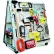Triton Products Heavy-Duty Polypropylene Pegboard Mobile Tool Cart