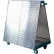 Triton Products 36-3/4"L x 39-1/4"H x 211/4"W Stainless Steel Frame Tool Cart w/ Tray & LocBoard