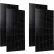 Triton Products High Density Fiberboard Pegboards, 24" x 48" x 1/4", Black, Set of 4