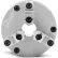TMX™ 3-Jaw (2 Piece) Scroll Chuck, Forged Steel, Front Mount, Plain Back, 6-5/16" Dia.