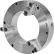 TMX™ 3-Jaw (2 Piece) Scroll Chuck with Bore, Forged Steel, Plain Back, 15-3/4" Dia.