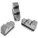 TMX™ Hard Solid OD Jaws For 16" Scroll Chuck, 3-Jaw, 3 Piece Set