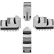 TMX™ Hard Solid ID Jaws For 6" Scroll Chuck, 4-Jaw, 4 Piece Set