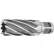 HSS Annular Cutter, 9/16" D, For 2" Depth of Cut, 4 Flutes x 3/4" Sh D, 2 Shank Flats