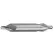 # 1 HSS Imported 60 ° Drill & Countersink Plain RH-1/8" Body D x 3/64" Drill D x 3/64" Drill L