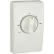 TPI Line Voltage Thermostat White Double Pole With Leads 25 Amp D2025H10BA
