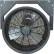 TPI 30" High Velocity Air Circulator Drum Fan w/ Yoke Mount, 9,000 CFM, 1 HP, 240V, 1 Phase