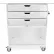 TrippNT Extra Wide Core Cart w/ White Drawers, 35-7/8"L x 17-7/8"W x 35-5/8"H, White