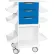 TrippNT™ Core CL Suture Procedure Cart with Locking Sliding Door, White w/Global Blue