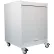 TrippNTĀ® Equipment Cart White, 2 Shelves, 26-1/4"L x 25-1/8"W x 35"H