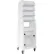 TrippNT® Tall Slanted Suture Cart with Clear Lock Door, 19-5/8"L x 17-7/8"W x 58"H, White