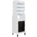 TrippNT® Tall Slanted Suture Cart with Smoke Lock Door, 19-5/8"L x 17 7/8"W x 58"H, White