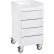 TrippNT™ Compact 4 Drawer Locking Medical Cart, White, 14"W x 19"D x 27"H