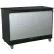 TrippNT™ Black/Silver Medium Polyethylene Mobile Lab Cabinet, 48"W x 24"D x 35"H