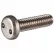 4-40 x 3/8" Security Machine Screw - Pan Spanner Head - 18-8 Stainless Steel - FT - UNC - 100 Pk