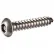 #10AB x 2-1/2" Security Sheet Metal Screw - Button Hex Socket Head - 302HQ/18-8 SS - USA - 100 Pk