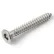 #14AB x 2" Security Sheet Metal Screw - Flat Hex Socket Head - 302HQ/18-8 Stainless Steel - 100 Pk
