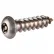 #14AB x 1-1/2" Security Sheet Metal Screw - Button Torx Head - Steel - Black Oxide - USA - 100 Pk