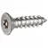 #6AB x 1-1/2" Security Sheet Metal Screw - Flat Torx Head - 302HQ Stainless Steel - USA - 100 Pk