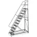 11 Step Grip Strut 600 Lb. Cap. Heavy Duty Steel Rolling Ladder - KDHD111242