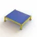 24 X 19 Inch Adjustable Height Steel Work Platform, 5"H To 8"H - MCOS24195